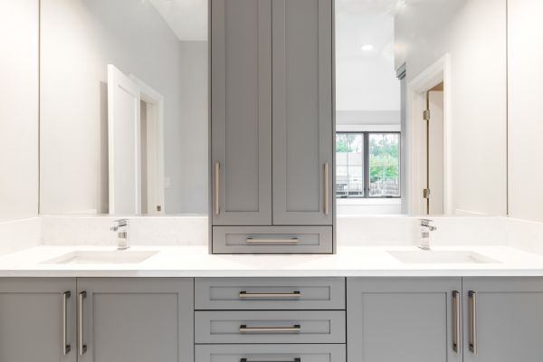 Bathroom Cabinet Refacing in Red Oak