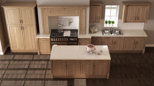 Pine Cabinets Installation in Red Oak