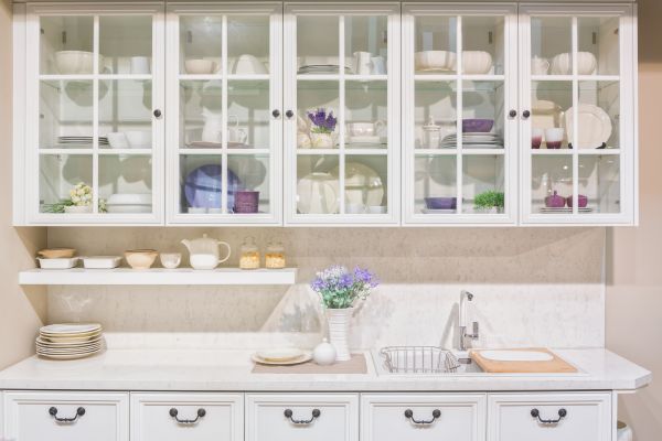 Glass Cabinets Installation in Red Oak