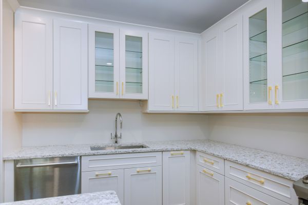 Wood Cabinet Installation in Red Oak