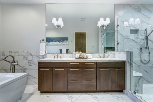 Bathroom Storage Installation in Red Oak